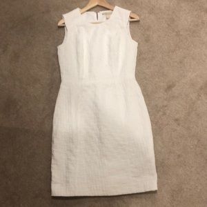 Size 4 banana republic white sheath dress.